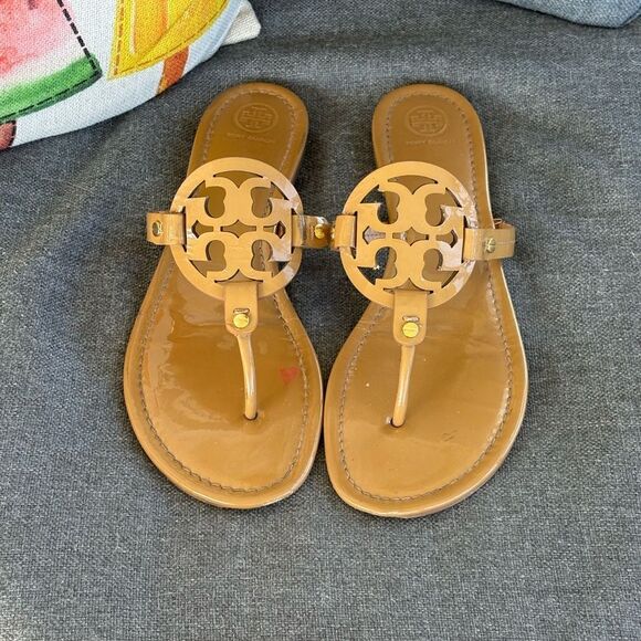 Tory Burch Miller Sandals Tan Sandals size 12 - Picture 1 of 10